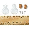 6Pcs Clear Mini High Borosilicate Glass Bottle Bead Containers AJEW-FS0001-09A-5