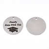 Non-Tarnish 201 Stainless Steel Pendants LS-STAS-T064-38P-27-1
