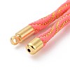 Nylon Cord Silder Bracelets MAK-C003-03G-05-3