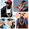 1Pc Acrylic Cuban Link Chain Necklaces for Men NJEW-SP0001-09B-S-7