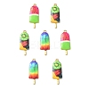 30Pcs 3 Styles Printed Alloy Pendants PALLOY-CJ0002-49-7