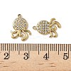 304 Stainless Steel Rhinestone Pendants Ion Plating(IP) STAS-V015-06G-3
