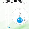 7Pcs Football Resin Charms Ceiling Fan Pull Chain Extenders PALLOY-CP00005-2
