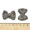 Bowknot Shape Polymer Clay Rhinestone Beads CLAY-NH0001-05A-3