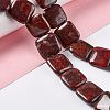 Natural Brecciated Jasper Beads Strands G-L253-13-2