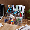 4-Tier Transparent Acrylic Pen Holder Display Stand AJEW-WH0609-334-4