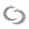 Tibetan Style Alloy  2-Loop Link Pendants LS-TIBE-S299-062AS-NR-1