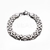 Tarnish Resistant 201 Stailess Steel Byzantine Chain Bracelets BJEW-G469-12P-1