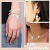 32Pcs 8 Styles UV Plating Opaque Acrylic Beads OACR-CJ0002-77-7