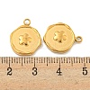 Ion Plating(IP) 304 Stainless Steel Pendants STAS-P365-01G-3