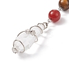 7 Chakra Gemstone Beaded Pendant Decorations HJEW-JM00797-02-3