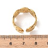 304 Stainless Steel Open Cuff Rings for Women RJEW-K309-26G-5