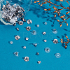 6 Styles 304 Stainless Steel & Silicone & 316 Surgical Stainless Steel Ear Nuts STAS-ME0001-01-5
