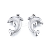 Non-Tarnish 304 Stainless Steel Pendant STAS-B027-09P-1