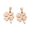 Ion Plating(IP) 304 Stainless Steel Pendants STAS-I135-31RG-1