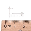 925 Sterling Silver Stud Earring Findings STER-T002-193S-4