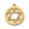 304 Stainless Steel Pendants STAS-S149-10G-1