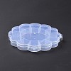 Sunflower Transparent Plastic Bead Containers CON-XCP0001-96-3