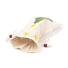 Christmas Theme Cotton Fabric Cloth Bag LS-ABAG-H104-A01-4