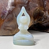 Opalite Carved Yoga Goddess Figurines PW-WG59957-01-1