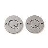 Non-Tarnish 201 Stainless Steel Hollow Flat Round Links FIND-R149-03O-P-1