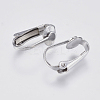 Tarnish Resistant 304 Stainless Steel Clip-on Earring Findings LS-STAS-F139-055P-2