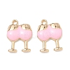 Alloy Enamel Pendants FIND-B061-03G-2