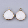 Natural White Jade Pendants G-S349-09B-2