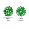 Imitation Pearl Acrylic Beads OACR-FS0001-45C-3