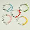 10Pcs Fashion Braided Bracelets BJEW-JB00848-M-1