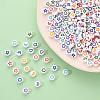White Opaque Acrylic Beads MACR-YW0001-19B-6