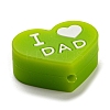 Mother's Day Silicone Focal Beads FIND-PW0005-12A-3