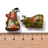 Natural Unakite Pendants G-B127-07P-06-4