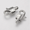 304 Stainless Steel Lobster Claw Clasps STAS-F109-17P-1