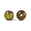 Handmade Gold Sand Lampwork Beads LAMP-N045-01B-06-2