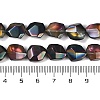 Electroplate Glass Beads Strands EGLA-C009-01A-HP01-4