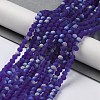 Transparent Glass Beads Strands EGLA-A044-T1mm-MB06-2