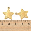 Ion Plating(IP) 304 Stainless Steel Pendants STAS-P365-09G-3