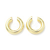 Rack Plating Brass Ring Cuff Earrings for Women X1-EJEW-H135-01G-01-1