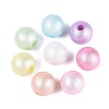 Luminous UV Plating Opaque Acrylic Beads OACR-Q204-12MM-01-2
