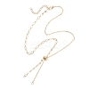 Brass Mixed Chain Slider Necklace Making AJEW-JB01563-01-1