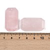Natural Rose Quartz Pendants G-H325-03E-3