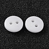 2-Hole Flat Round Resin Sewing Buttons for Costume Design BUTT-E119-36L-19-2