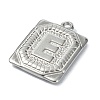 Anti-Tarnish 304 Stainless Steel Pendants STAS-U033-01P-E-2