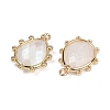 Natural Moonstone Faceted Pendants G-K347-06G-05-2