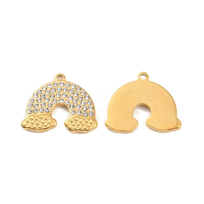 Ion Plating(IP) 304 Stainless Steel Pendants STAS-D051-04G-1