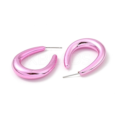 Teardrop Acrylic Stud Earrings EJEW-P251-25-1