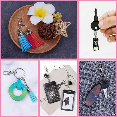 25Pcs Alloy Swivel Lobster Claw Clasps PALLOY-CJ0003-02-1