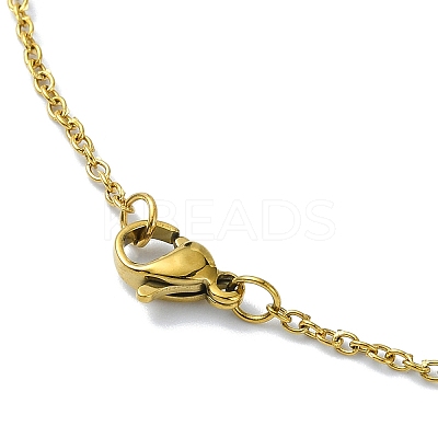 Cat Shaped Alloy Enamel Pendant Necklace NJEW-JN04613-01-1