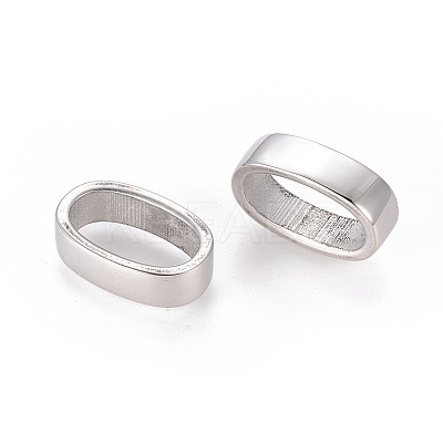Tarnish Resistant Smooth 304 Stainless Steel Slide Charms LS-STAS-E055-13-1